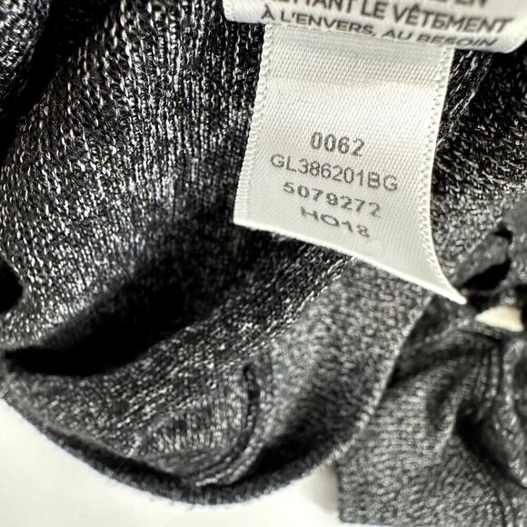 Zella Ruched Sleeve Pullover Charcoal Size Girls Large (10/12) Cropped - Picture 5 of 7